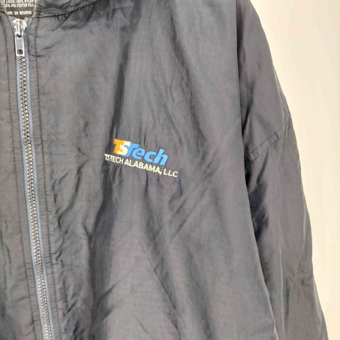ディッキーズ Dickies 90S リップストップ TS TECH 企業 ロゴ 刺繍 裏起毛 フーデッド ナイロン ジャケット ビッグサイズ メンズ 3XL