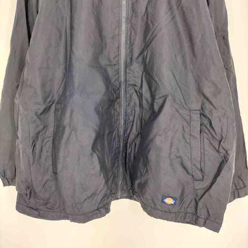 ディッキーズ Dickies 90S リップストップ TS TECH 企業 ロゴ 刺繍 裏起毛 フーデッド ナイロン ジャケット ビッグサイズ メンズ 3XL