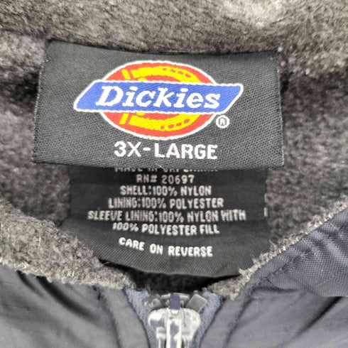ディッキーズ Dickies 90S リップストップ TS TECH 企業 ロゴ 刺繍 裏起毛 フーデッド ナイロン ジャケット ビッグサイズ メンズ 3XL
