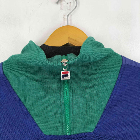 フィラ FILA 90S バイカラー ハイネックニット レディース