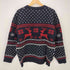 ランズエンド LANDS END 90-00S スコットランド製 ノルディック柄 ローゲージ ウール クルーネック ニット メンズ import:M