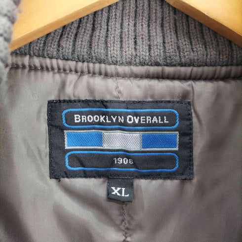 BROOKLYN OVERALL グラフチェック 格子チェック 中綿 ボンバー ジャケット ブルゾン メンズ JPN:XL