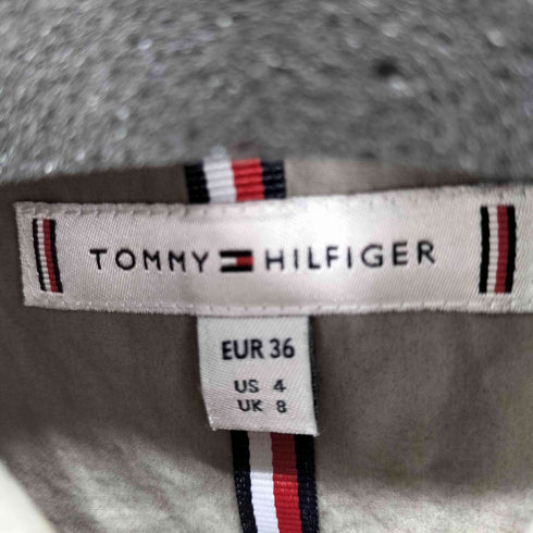 トミーヒルフィガー TOMMY HILFIGER L/S ロゴ刺繍 シャツ レディース US4