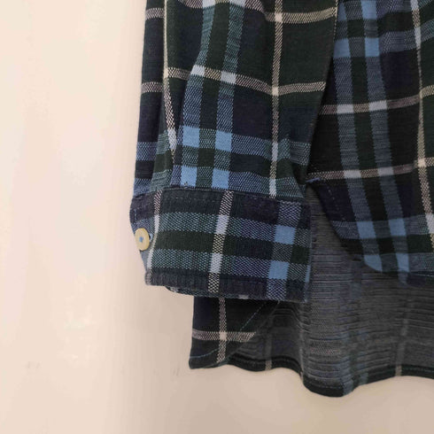 ラコステ LACOSTE L/S ロゴ刺繍 チェックシャツ レディース UK:36