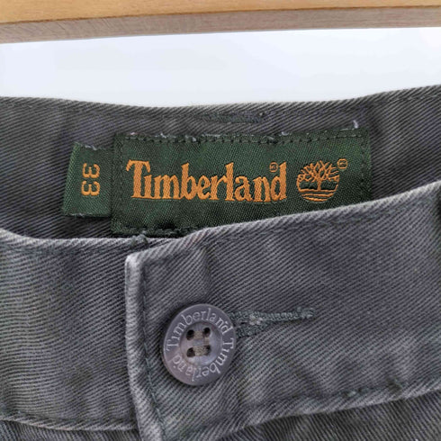 ティンバーランド Timberland 90S 同色 ロゴ 刺繍 コットン ツイル カーゴ パンツ メンズ 33