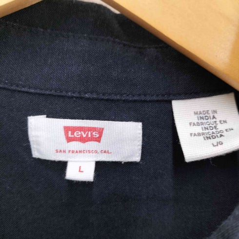 リーバイス Levis インド製 リネン コットン混 レーヨン S/S シャツ メンズ import:L
