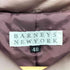 バーニーズニューヨーク BARNEYS NEWYORK 比翼 ジップアップ ダウン コート レディース 40