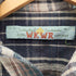 アンカーブルー ANCHOR BLUE 90S WKWR マドラスチェック フラップポケット L/S コットン シャツ メンズ import:S