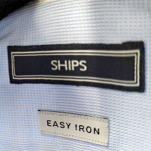 シップス SHIPS EASY IRON 襟切り替えL/Sシャツ メンズ 41