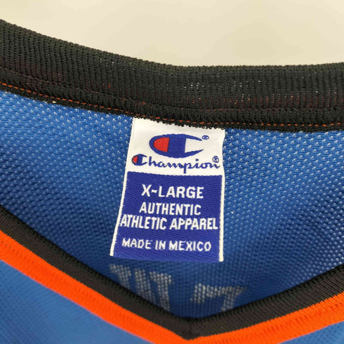 チャンピオン Champion 90S メキシコ製 バスケットボール チーム ロゴ ナンバリング 8 ゲーム シャツ ユニフォーム メンズ import:XL