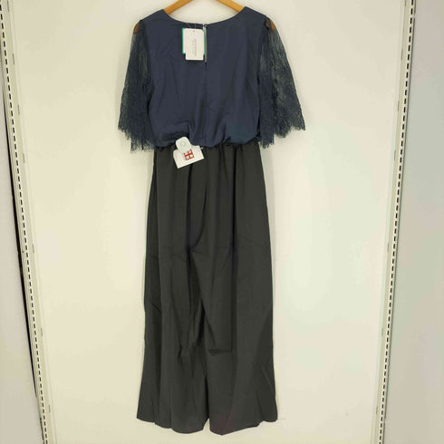 25SS RETICA バイカラーレース 切替 ワイド パンツ ドレス レディース M