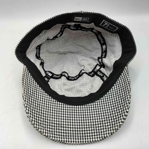 ニューエラ NEW ERA ギンガムチェック ロゴ 刺繍 キャップ メンズ 7 5/8