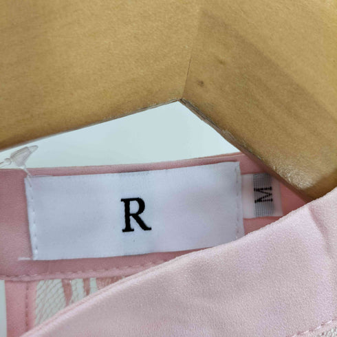 25SS RETICA 2連パールネックレス付き ミモレ丈 レースレイヤード フレア ワンピース パーティードレス レディース JPN:M