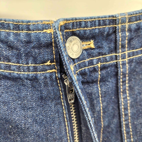 メゾンキツネ MAISON KITSUNE WORKWEAR PANTS IN WASHED DENIM WITH FOX HEAD PATCH メンズ 30