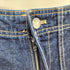 メゾンキツネ MAISON KITSUNE WORKWEAR PANTS IN WASHED DENIM WITH FOX HEAD PATCH メンズ 30