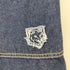 メゾンキツネ MAISON KITSUNE WORKWEAR PANTS IN WASHED DENIM WITH FOX HEAD PATCH メンズ 30
