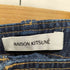 メゾンキツネ MAISON KITSUNE WORKWEAR PANTS IN WASHED DENIM WITH FOX HEAD PATCH メンズ 30