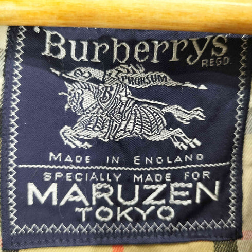バーバリーズ BURBERRYS MARUZEN TOKYO MADE IN ENGLAND 裏地ノヴァチェックステンカラーコート メンズ