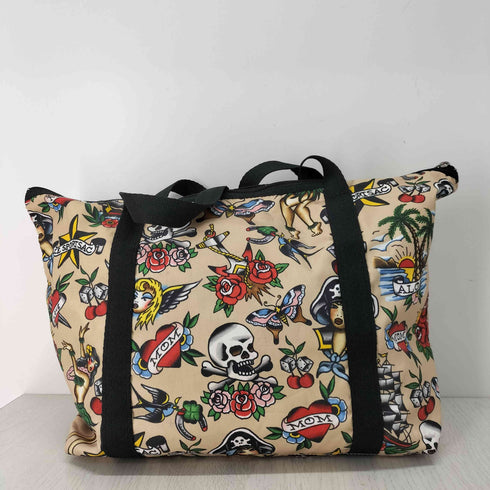 レスポートサック LeSportsac INKインクスカル トートバッグ ポーチ レディース