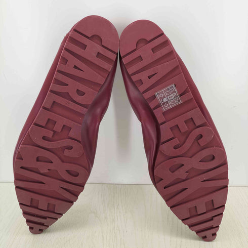 チャールズアンドキース CHARLES&KEITH ポインテッドトゥ エコレザーパンプス レディース 38