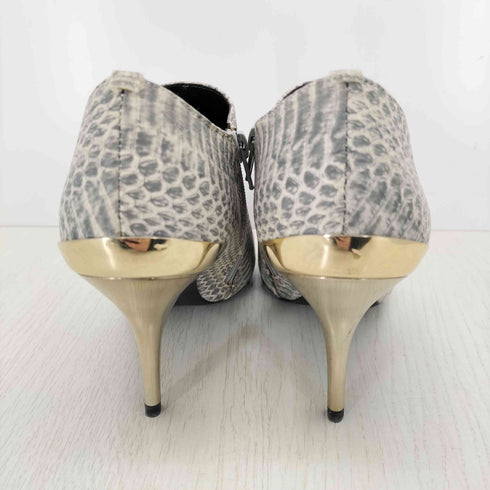 チャールズアンドキース CHARLES&KEITH パイソン ヒールブーツ レディース 38
