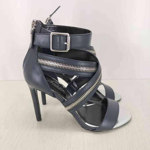 チャールズアンドキース CHARLES&KEITH ジップデザイン ヒール サンダル レディース 36
