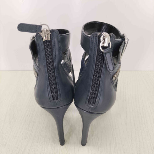 チャールズアンドキース CHARLES&KEITH ジップデザイン ヒール サンダル レディース 36