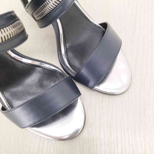 チャールズアンドキース CHARLES&KEITH ジップデザイン ヒール サンダル レディース 36