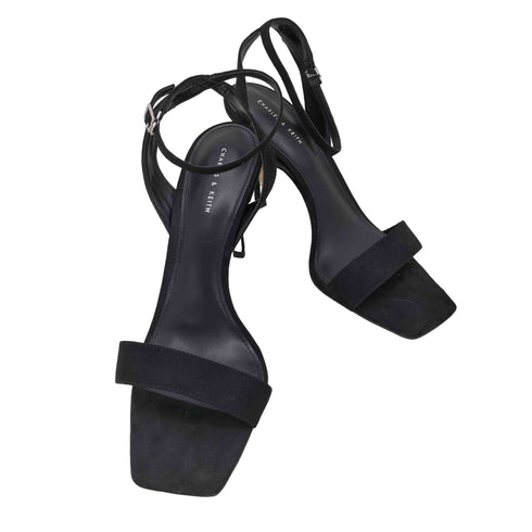 チャールズアンドキース CHARLES&KEITH オープントゥアンクルストラップ スティレットサンダル レディース 40