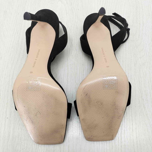 チャールズアンドキース CHARLES&KEITH オープントゥアンクルストラップ スティレットサンダル レディース 40