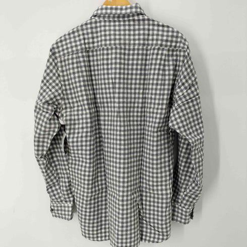 ギンガムチェックL/Sフランネルシャツ メンズ JPN:XL