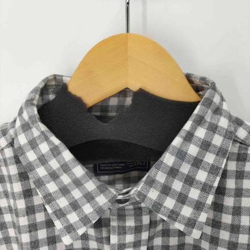ギンガムチェックL/Sフランネルシャツ メンズ JPN:XL