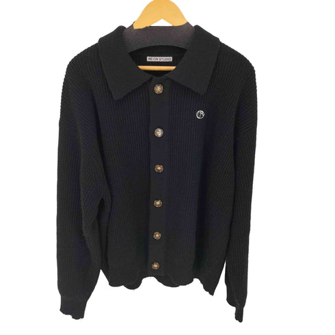 RE:ON STUDIO RELAXED KNIT COLLAR CARDIGAN メンズ FREE