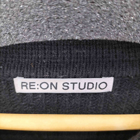 RE:ON STUDIO RELAXED KNIT COLLAR CARDIGAN メンズ FREE