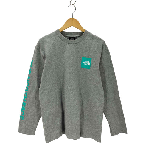 ザノースフェイス THE NORTH FACE L/S SQUARE Logo Sleeve TEE L PS レディース JPN:M