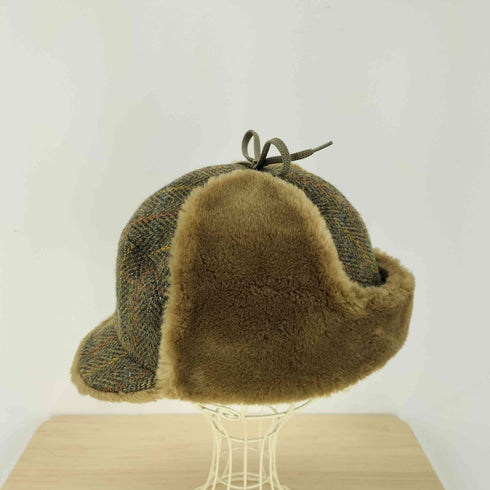 ハリスツイード Harris Tweed mistral フライトキャップ メンズ
