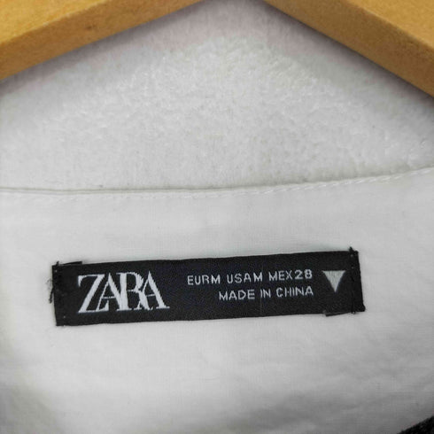 ザラ ZARA フリルシャツブラウス レディース M