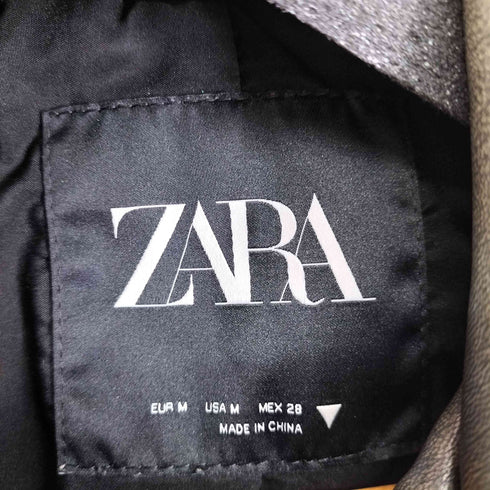 ザラ ZARA FAUX LEATHER JACKET レディース M