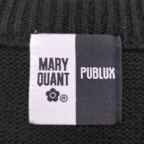 マリークワント MARY QUANT 相良 フラワーモチーフ アート ジャガードニット レディース FREE