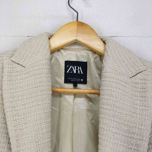 ザラ ZARA テクスチャード クロップ ブレザー レディース JPN:XS
