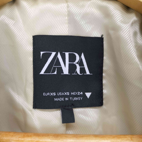 ザラ ZARA テクスチャード クロップ ブレザー レディース JPN:XS