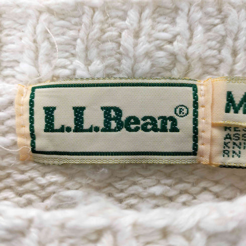 エルエルビーン L.L.Bean 80S 花柄 リネンコットン ニット メンズ JPN:M