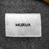 ムルーア MURUA スタンドカラージップウール混コート レディース 1