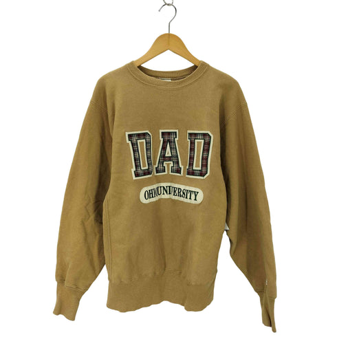 チャンピオン Champion 90S USA製 REVERSE WEAVE DAD クルーネックスウェット メンズ JPN:L