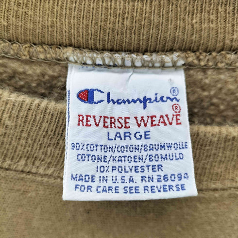 チャンピオン Champion 90S USA製 REVERSE WEAVE DAD クルーネックスウェット メンズ JPN:L