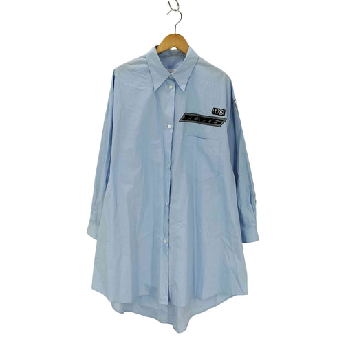 エムエムシックスメゾンマルジェラ MM6 Maison Margiela モトクロス ロゴ シャツドレス レディース JPN:S