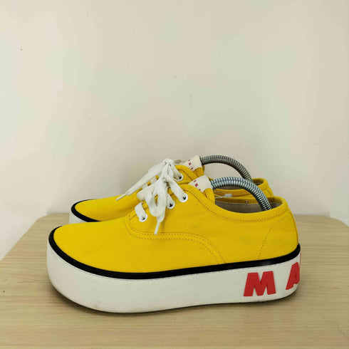 マルニ MARNI キャンバスローカットスニーカー レディース 37
