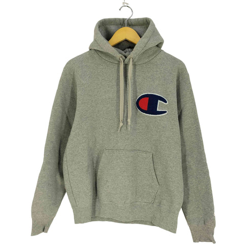 チャンピオン Champion ビックロゴワッペン プルオーバーパーカー メンズ import:L