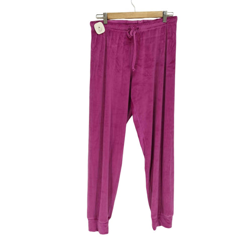 ジューシークチュール JUICY COUTURE ライトストーンデザインベロアイージーパンツ Y2K レディース JPN:L