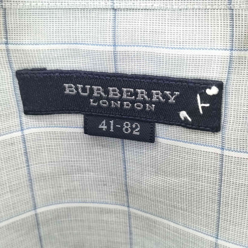 バーバリーロンドン BURBERRY LONDON チェック ドレスシャツ メンズ 41-82